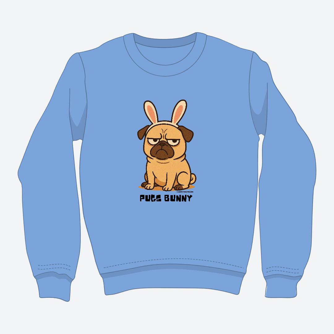 Pugs Bunny Crewneck Unisex