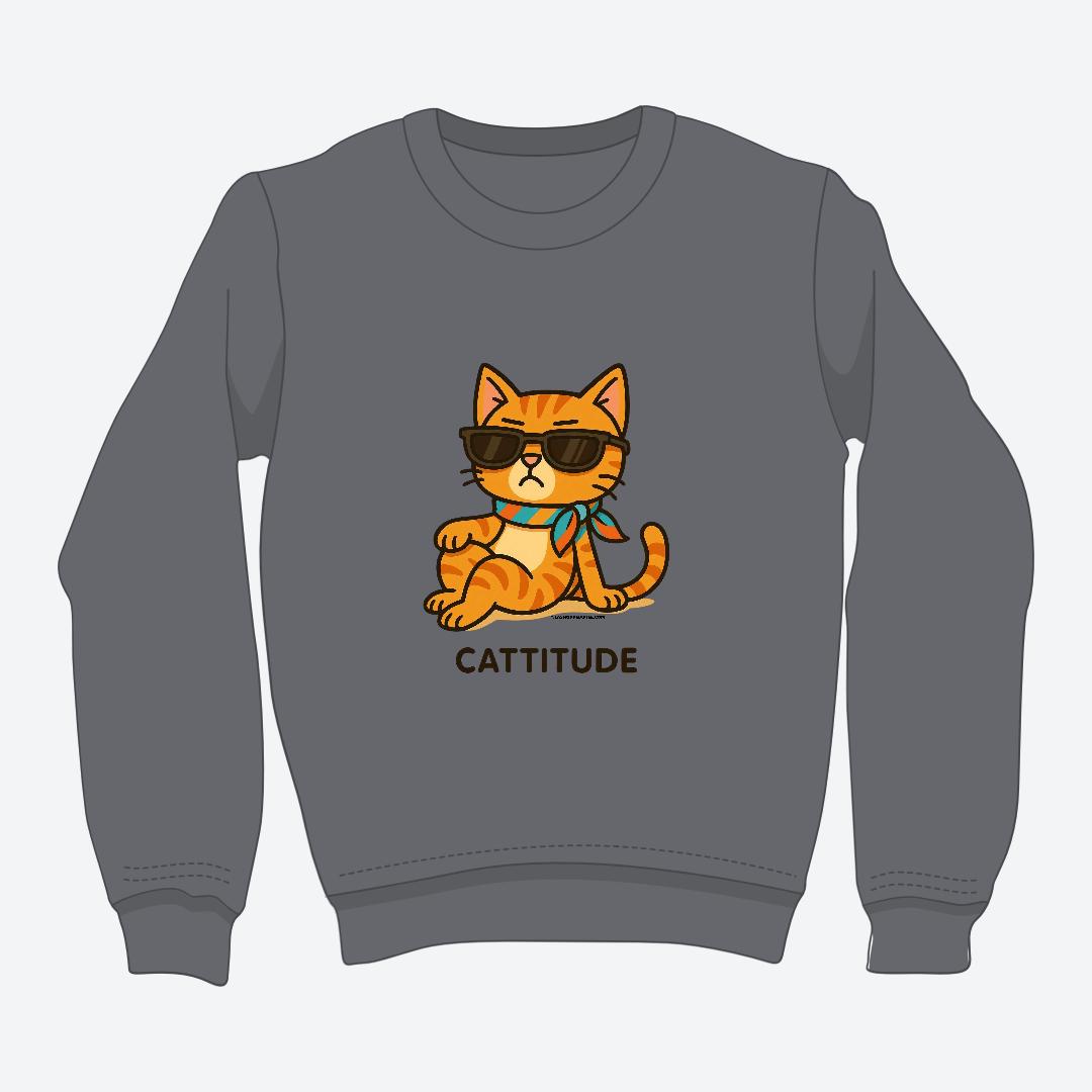 Cattitude Crewneck Unisex