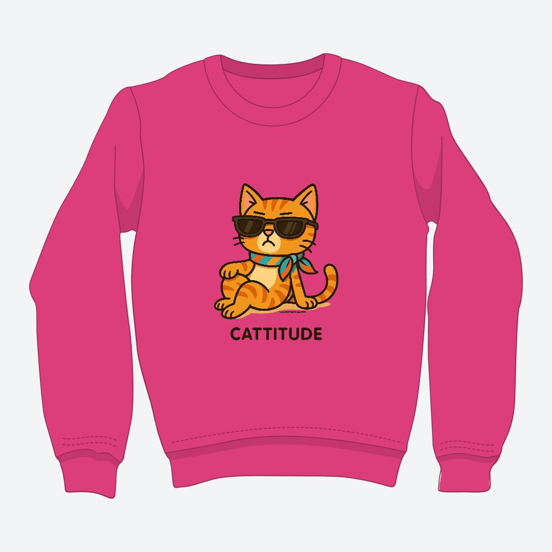 Cattitude Crewneck Unisex