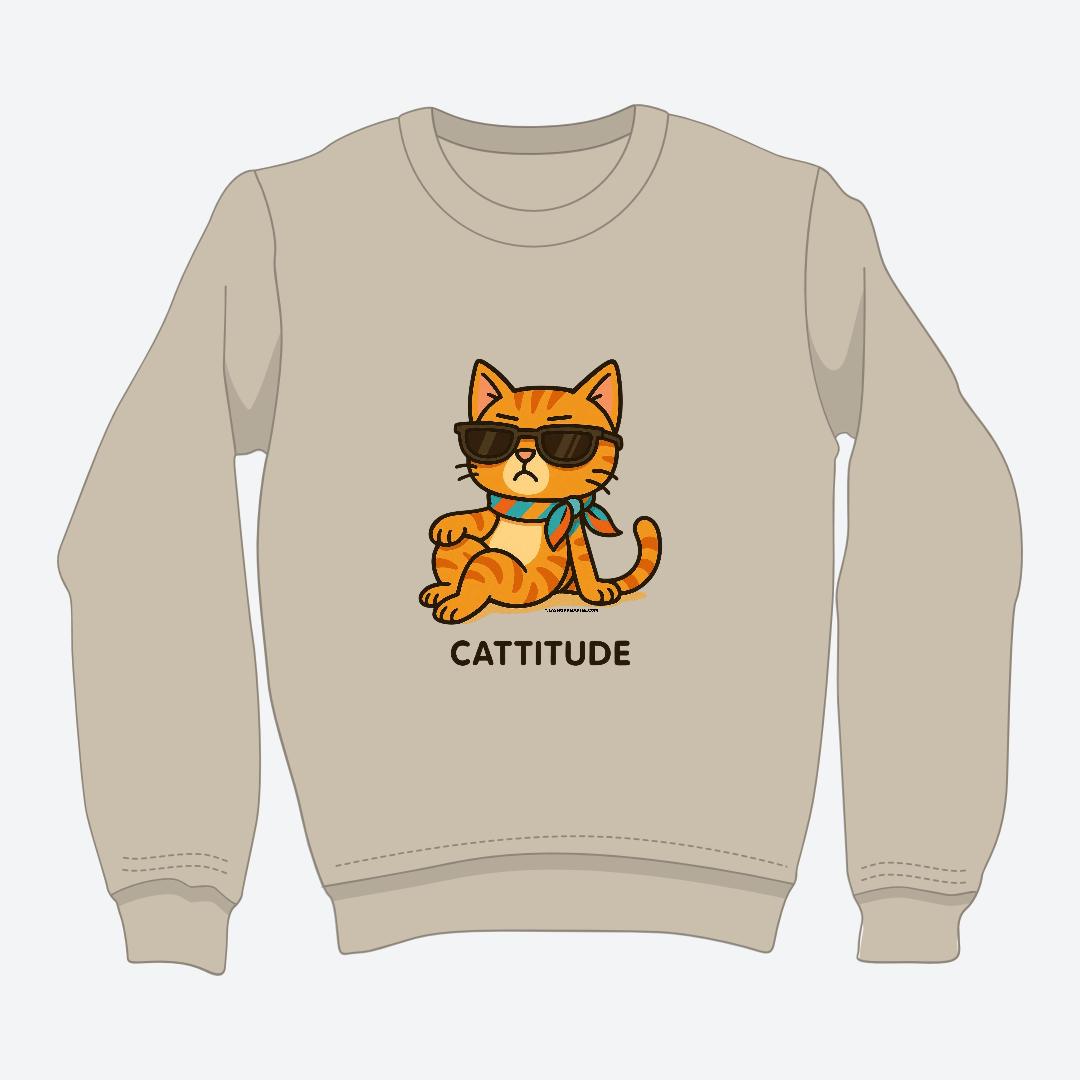 Cattitude Crewneck Unisex