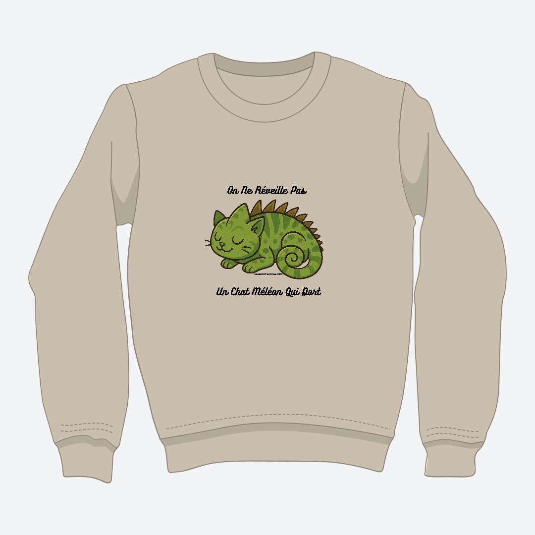 Chat Méléon Crewneck Unisex