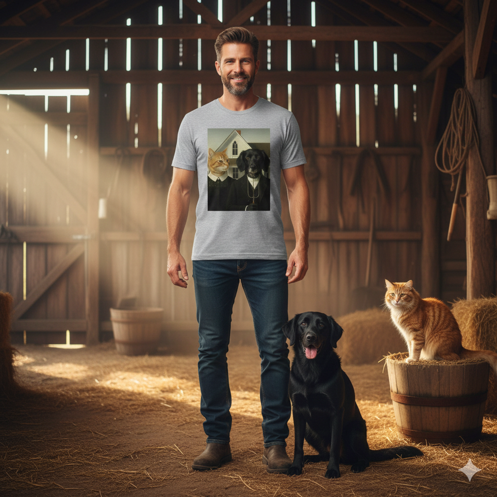 American Pawthic T-shirt For Men