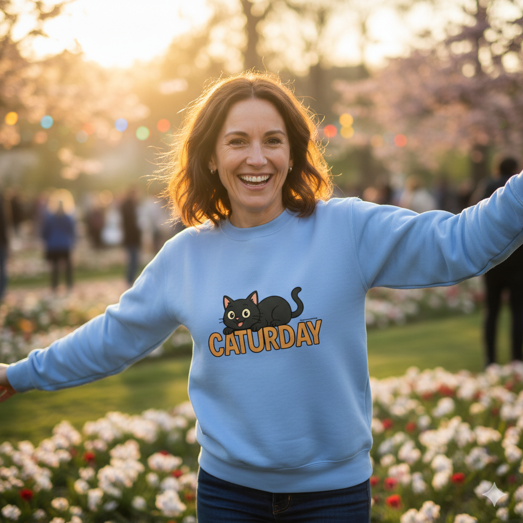 Caturday Crewneck Unisex