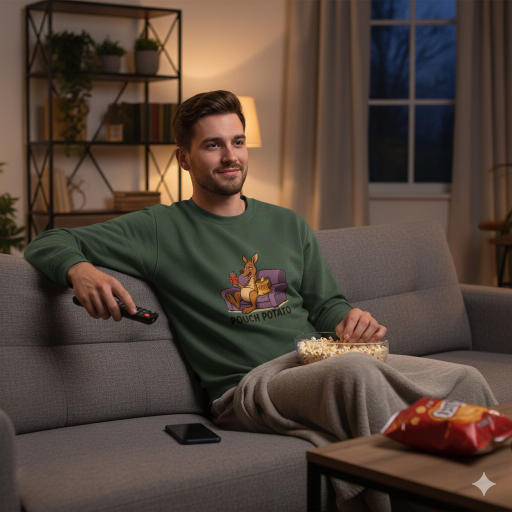 Pouch Potato Crewneck Unisex