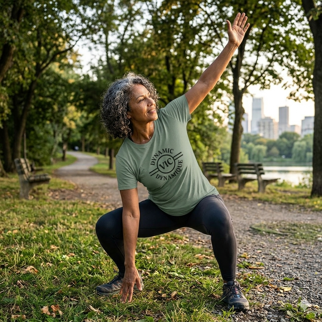 Dynamic Vic Black logo Sport T-shirt