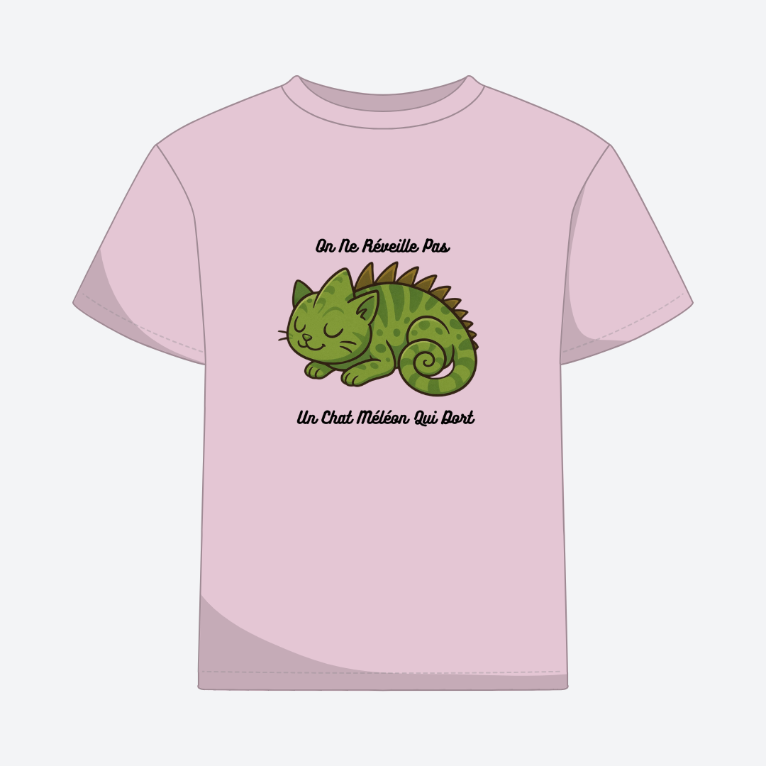 Enfants Chat Méléon