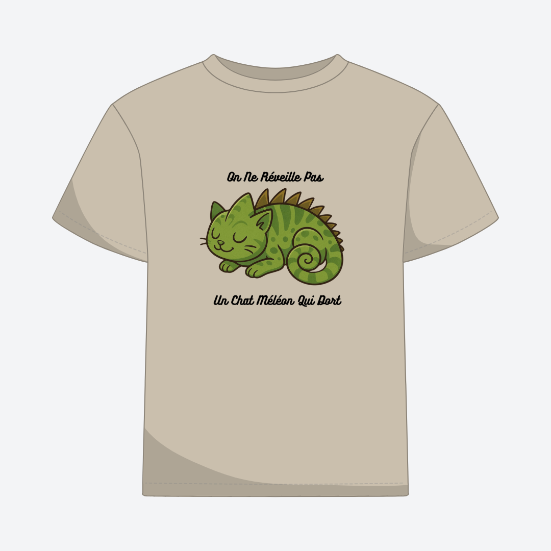 Enfants Chat Méléon