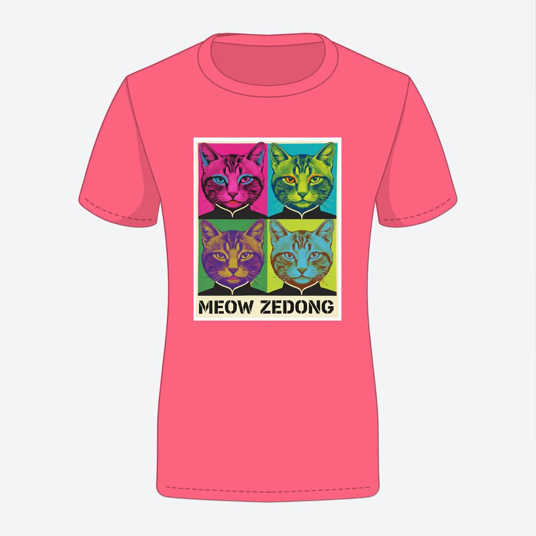 Meow Zedong T-shirt for Women