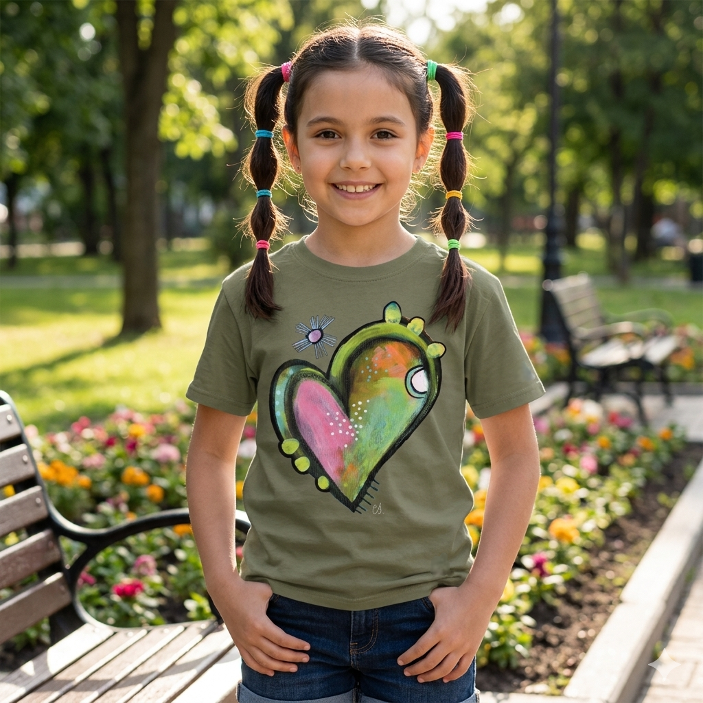 Le Coeur Qui Bat Chandail Enfants Unisexe