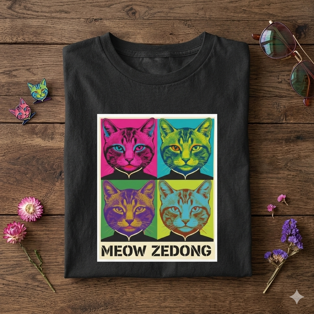 Meow Zedong T-shirt
