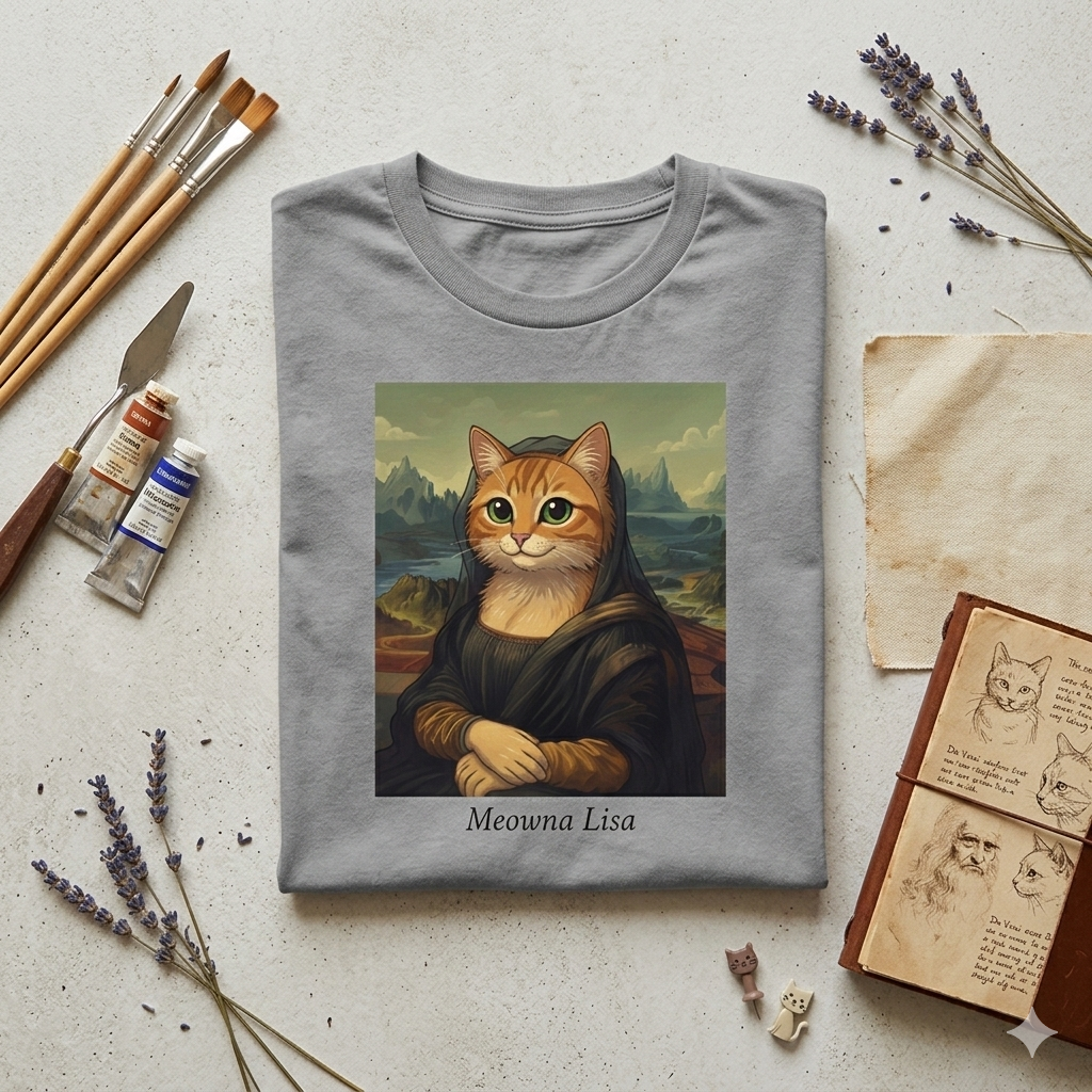 Meowna Lisa T-Shirt