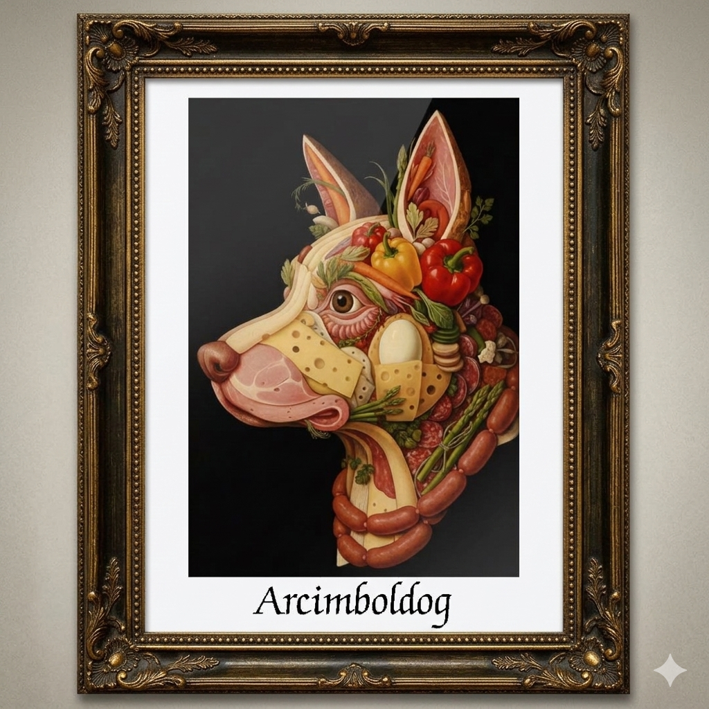 Arcimboldog 12x16'' Impression d'Art