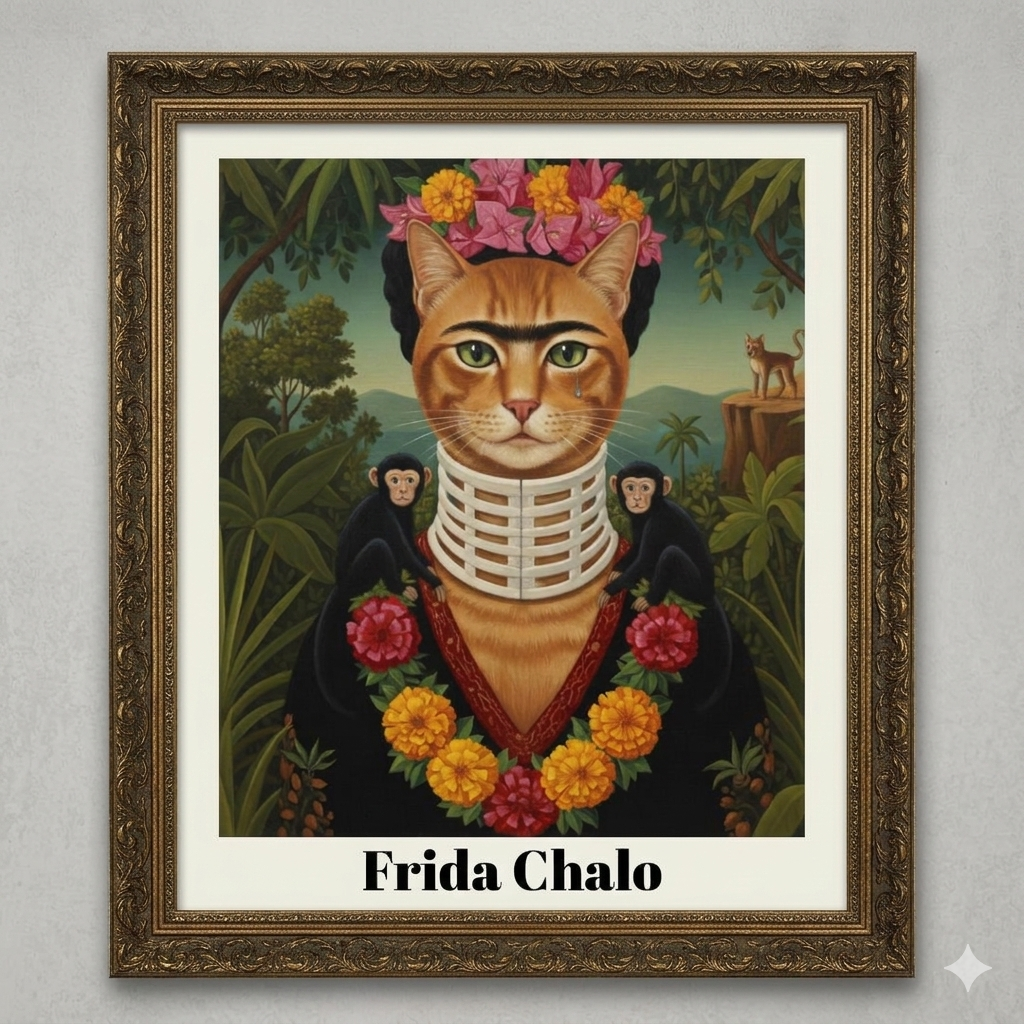 Frida Chalo 12x16'' Impression d'Art