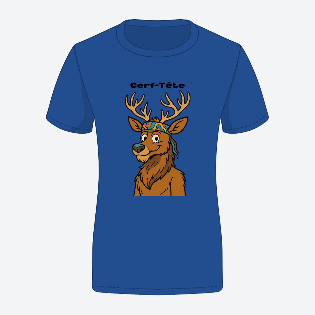 Cerf-Tête Femme