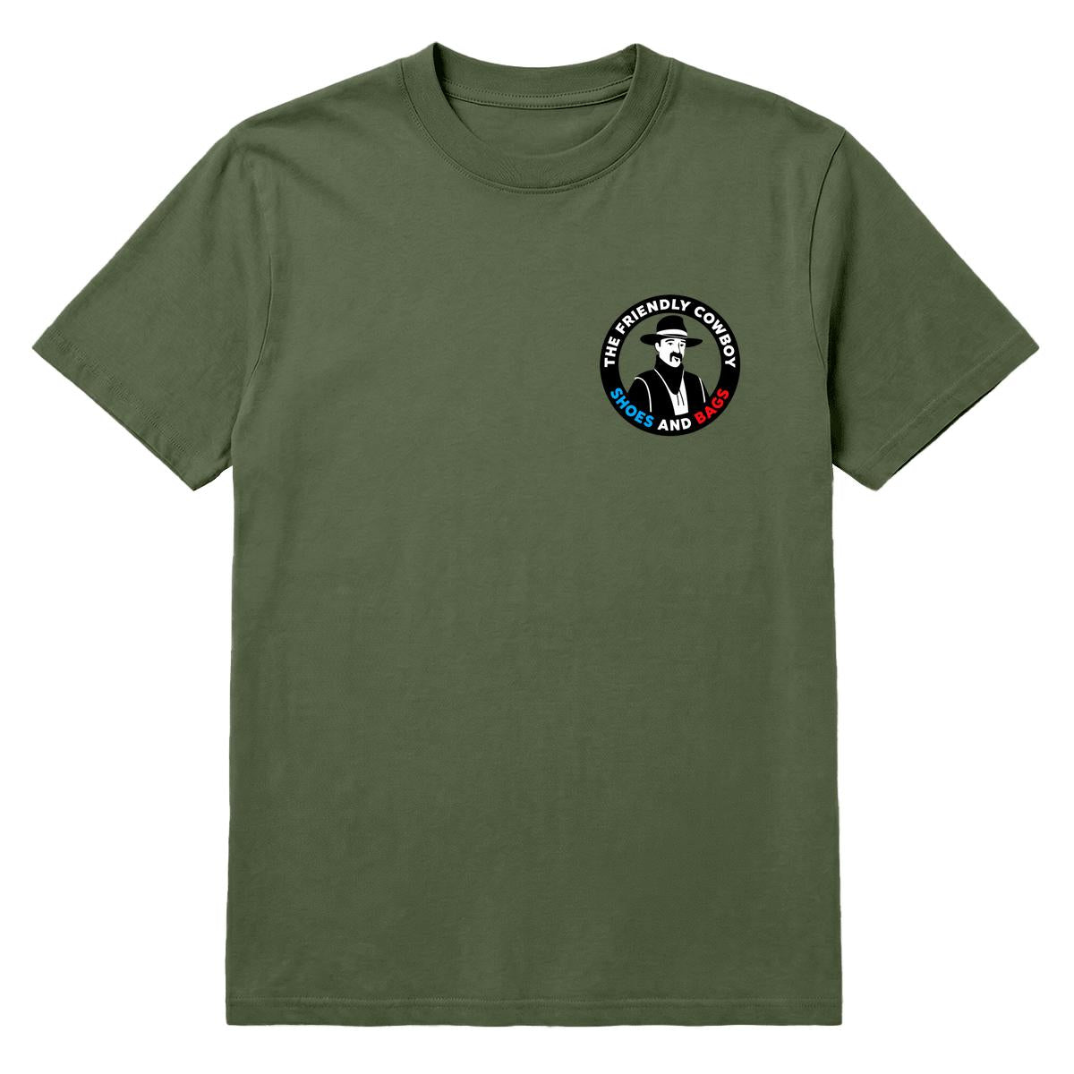 The Friendly Cowboy Chest Logo T-shirt